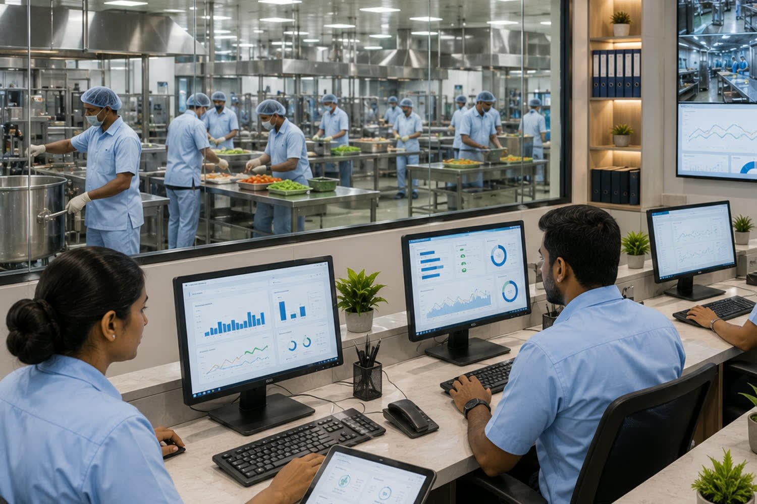 Management review of monthly service reporting