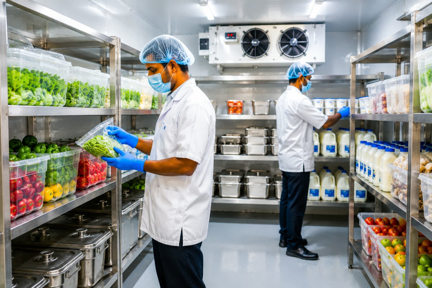 Quality check of temperature-controlled cold storage