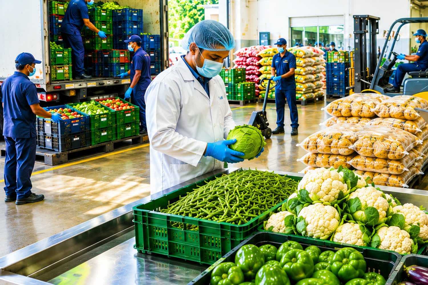 Farm-gate procurement from a farmer producer organisation